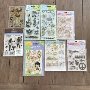 Recollections, Stampendous Poly Clear Crafting Stamps 8 Sets
